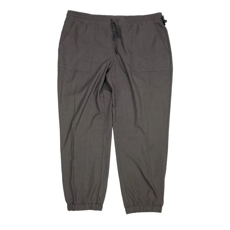 Pants Joggers By Nine West Apparel In Grey, Size: 1x