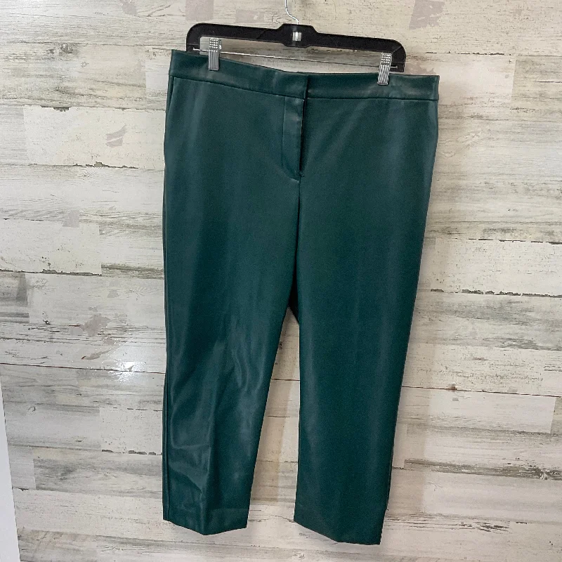 Pants Other By Ann Taylor In Green, Size: 14petite