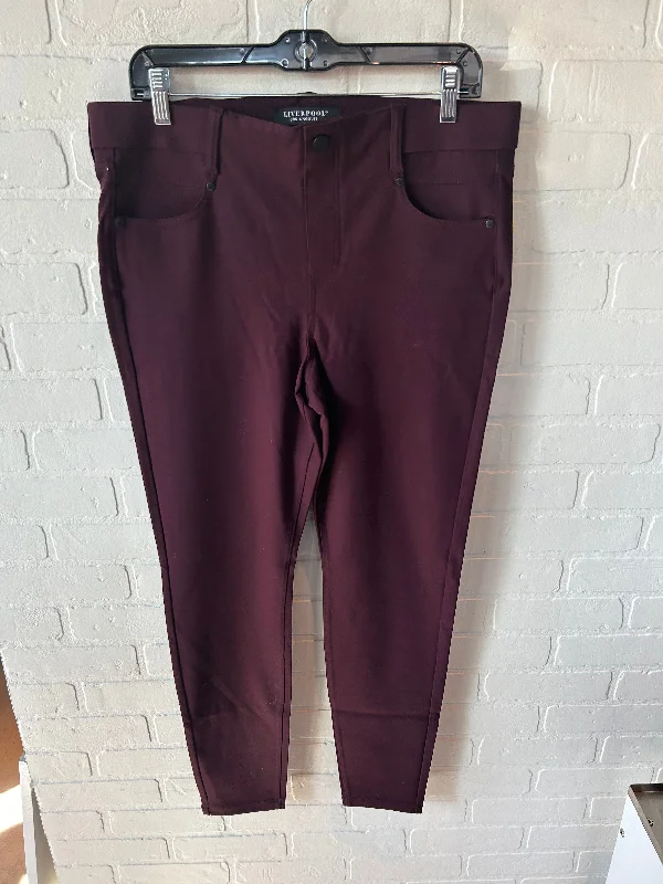 Pants Other By Liverpool In Purple, Size: 10